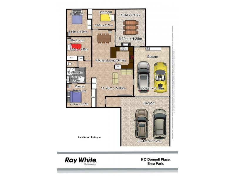 9 O’Donnell Place, Emu Park QLD 4710 Floorplan