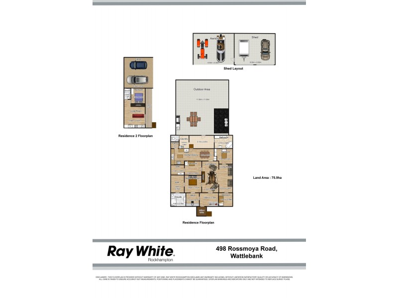 498 Rossmoya Road, Wattlebank QLD 4704 Floorplan