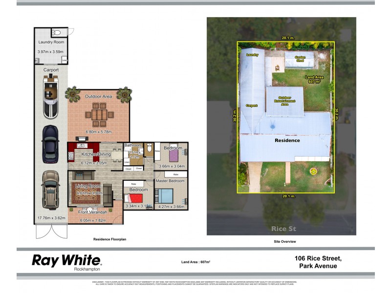 106 Rice Street, Park Avenue QLD 4701 Floorplan