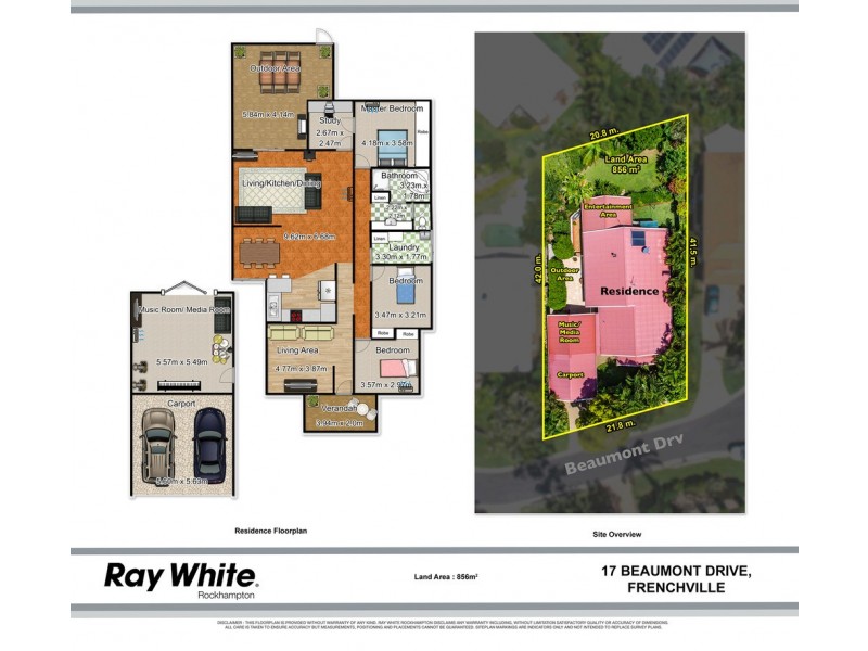17 Beaumont Drive, Frenchville QLD 4701 Floorplan