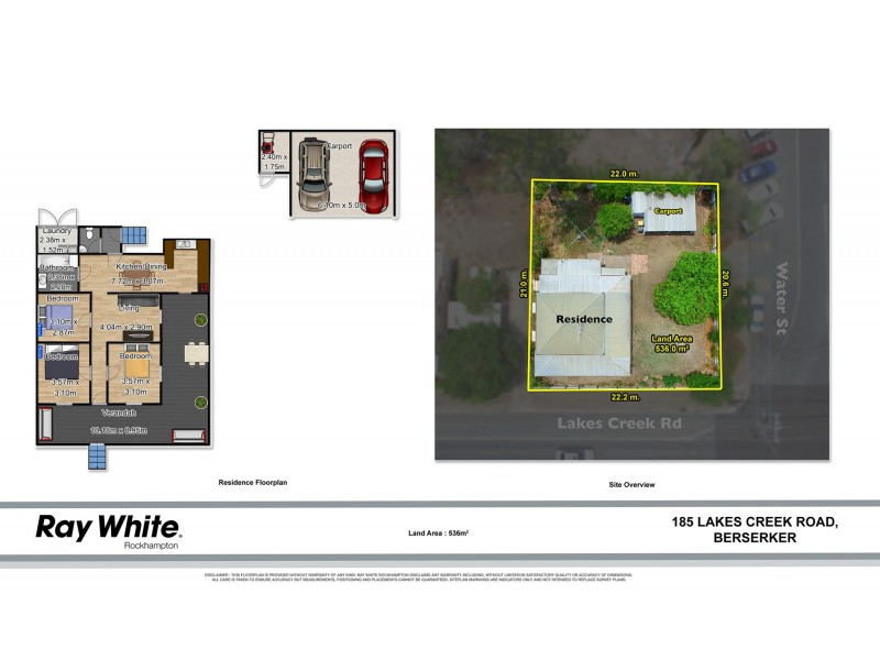 185 Lakes Creek Road, Berserker QLD 4701 Floorplan