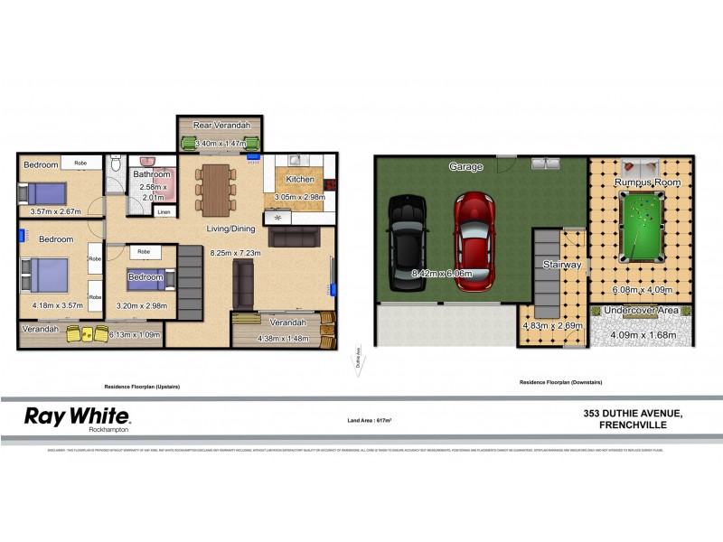 353 Duthie Avenue / 205 Honour Street, Frenchville QLD 4701 Floorplan