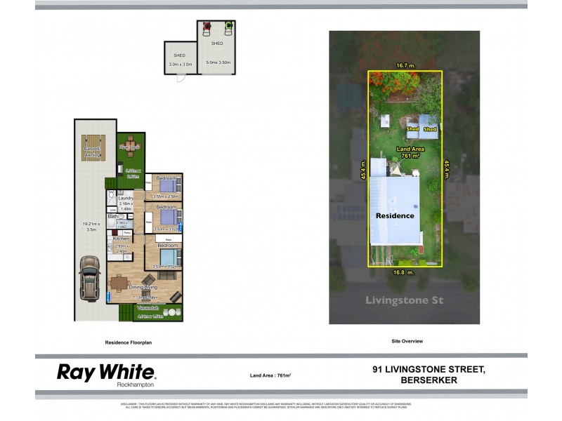 91 Livingstone Street, Berserker QLD 4701 Floorplan