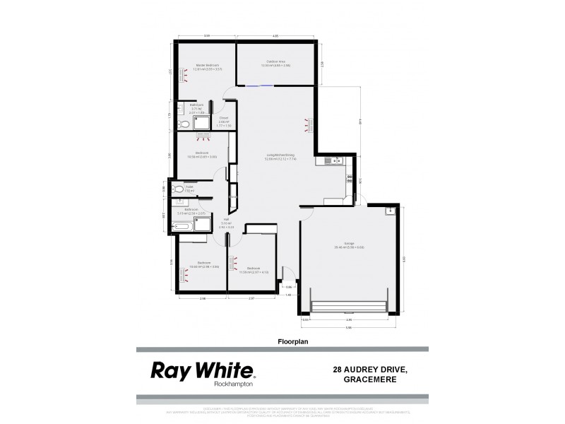 28 Audrey Drive, Gracemere QLD 4702 Floorplan