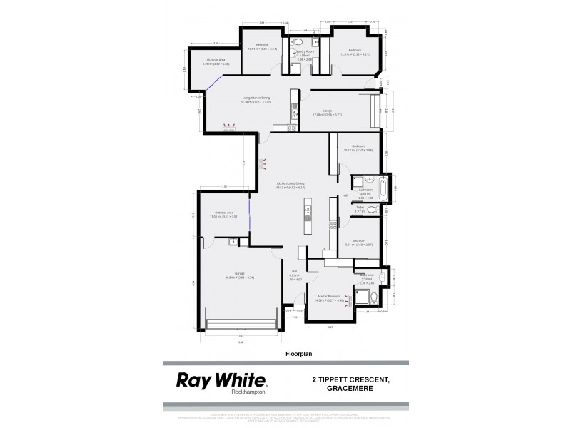 2 Tippett Crescent, Gracemere QLD 4702 Floorplan