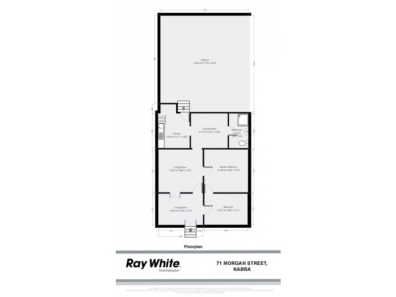 71 Morgan Street, Kabra QLD 4702 Floorplan