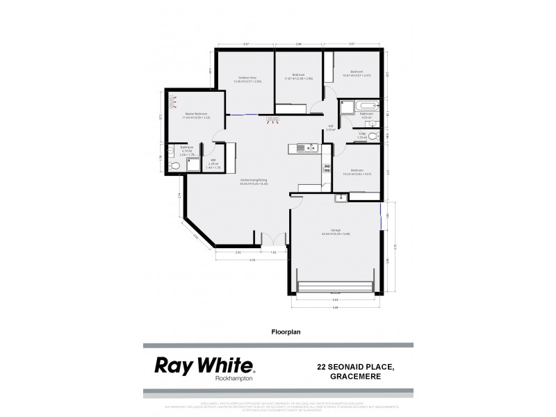 22 Seonaid Place, Gracemere QLD 4702 Floorplan