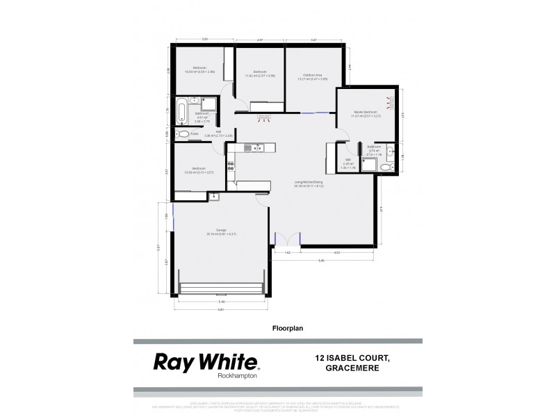 12 Isabel Court, Gracemere QLD 4702 Floorplan
