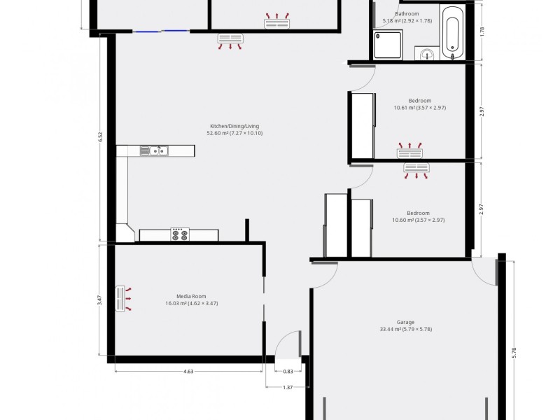 1 Thomas Street, Gracemere QLD 4702 Floorplan