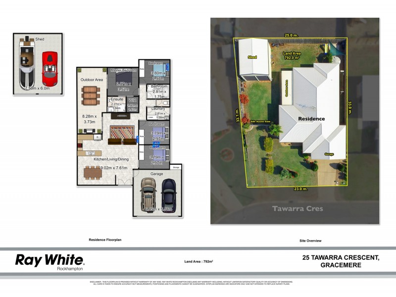 25 Tawarra Crescent, Gracemere QLD 4702 Floorplan
