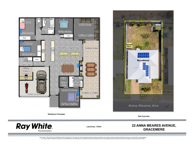 22 Anna Meares Avenue, Gracemere QLD 4702 Floorplan