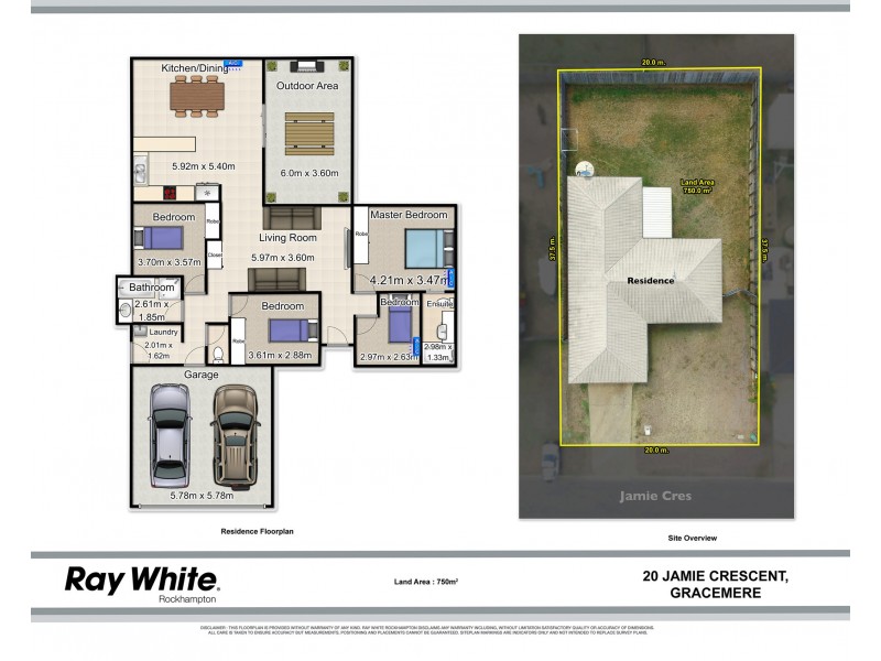 20 Jamie Crescent, Gracemere QLD 4702 Floorplan