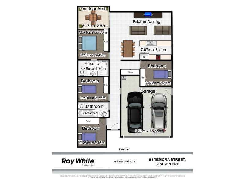61 Temora Street, Gracemere QLD 4702 Floorplan