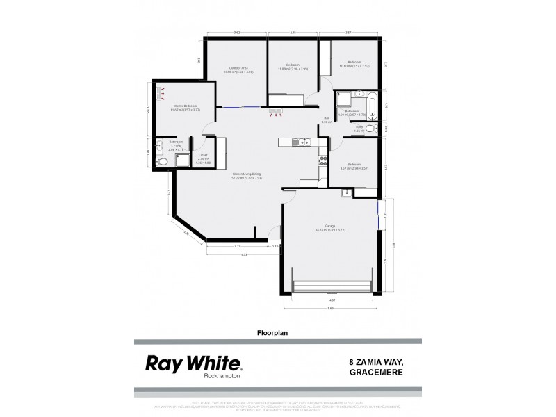 8 Zamia Way, Gracemere QLD 4702 Floorplan