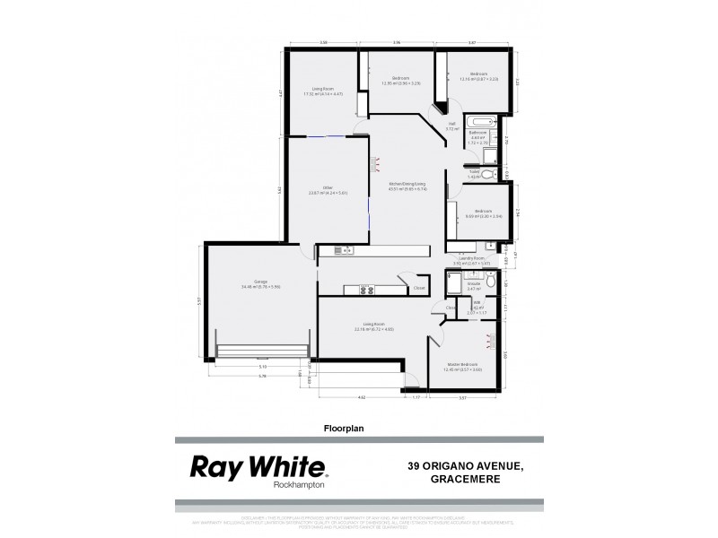39 Origano Avenue, Gracemere QLD 4702 Floorplan