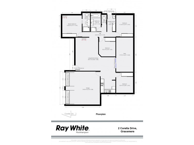2 Corella Drive, Gracemere QLD 4702 Floorplan