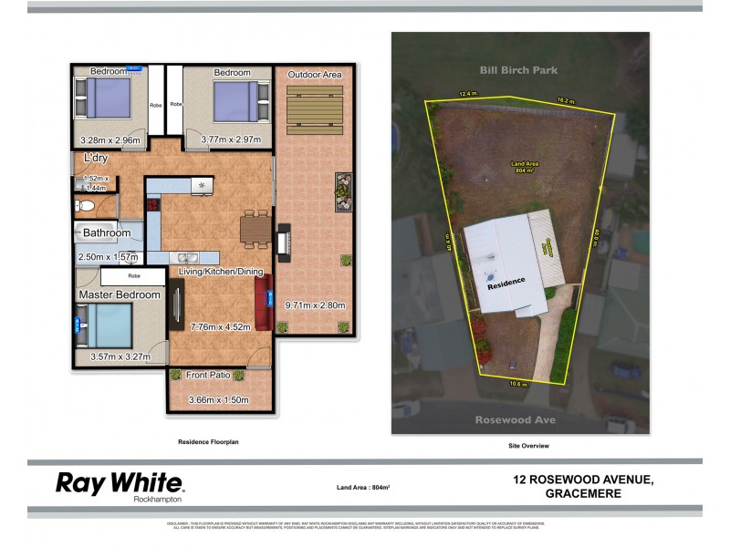 12 Rosewood Avenue, Gracemere QLD 4702 Floorplan