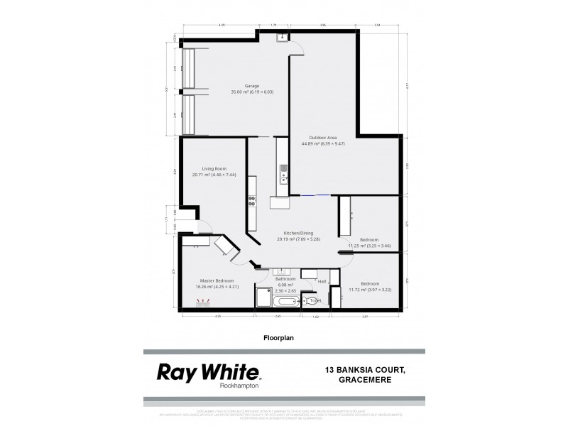 13 Banksia Court, Gracemere QLD 4702 Floorplan