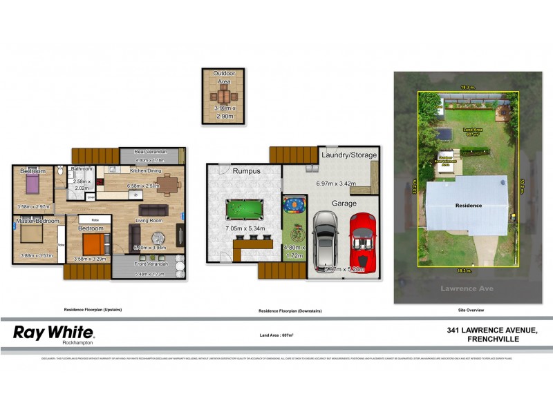 341 Lawrence Avenue, Frenchville QLD 4701 Floorplan
