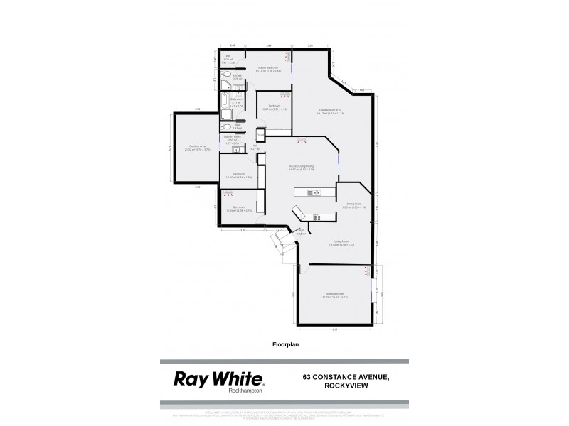 63 Constance Avenue, Rockyview QLD 4701 Floorplan