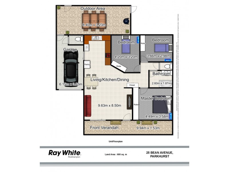 25 Bean Avenue, Parkhurst QLD 4702 Floorplan