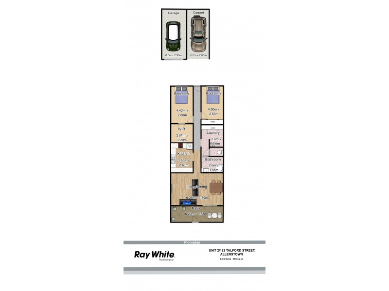 2/182 Talford Street, Allenstown QLD 4700 Floorplan