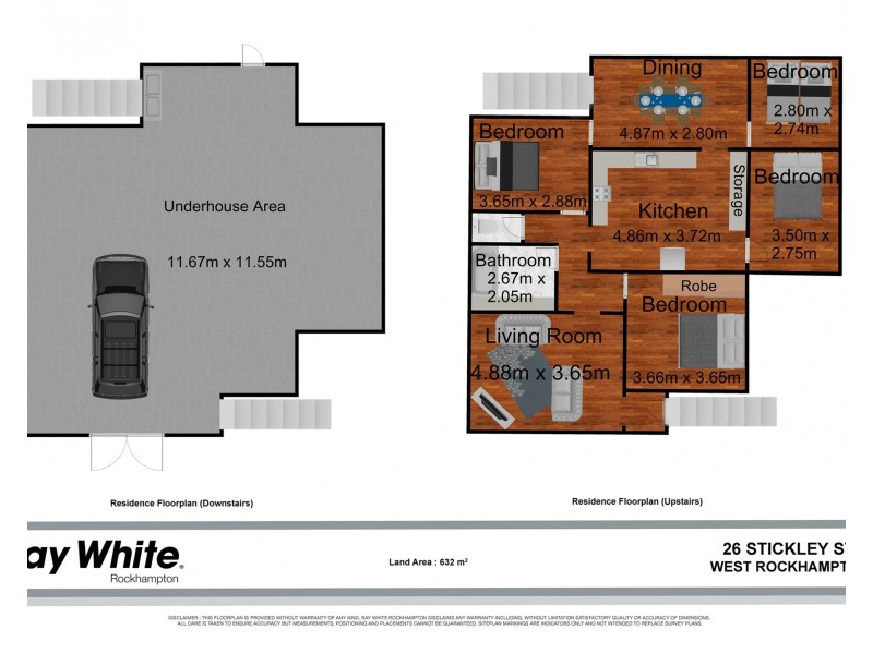 26 Stickley Street, West Rockhampton QLD 4700 Floorplan