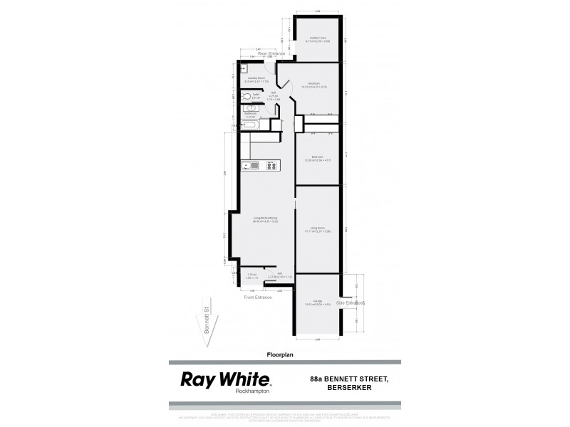 88a Bennett Street, Berserker QLD 4701 Floorplan