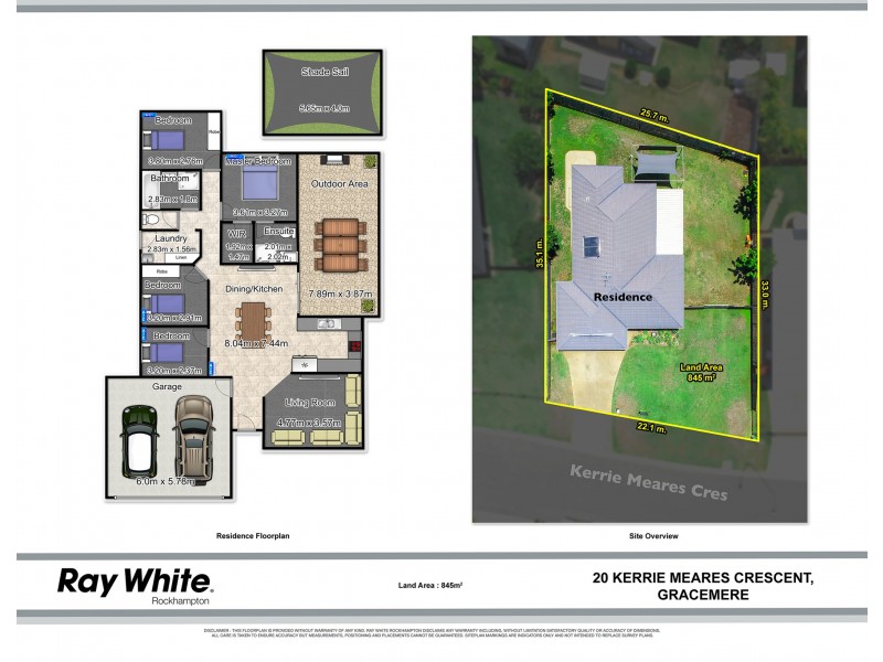20 Kerrie Meares Crescent, Gracemere QLD 4702 Floorplan