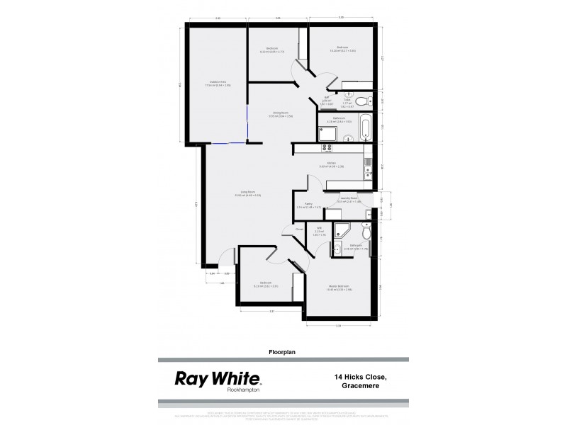 14 Hicks Close, Gracemere QLD 4702 Floorplan