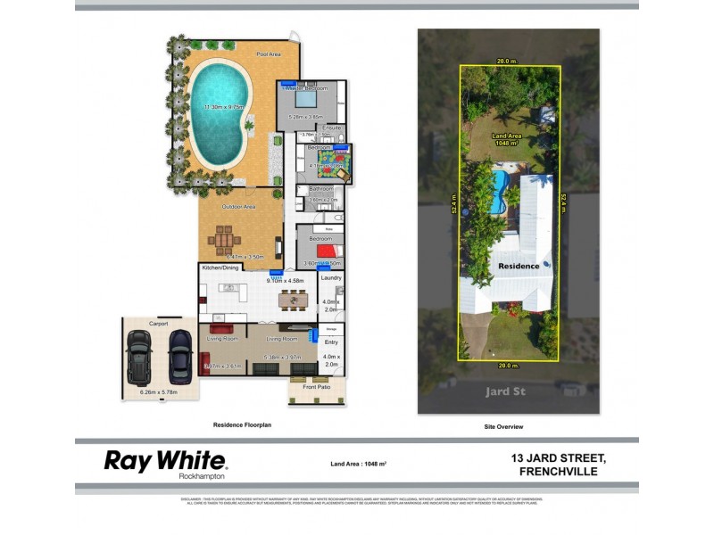 13 Jard Street, Frenchville QLD 4701 Floorplan