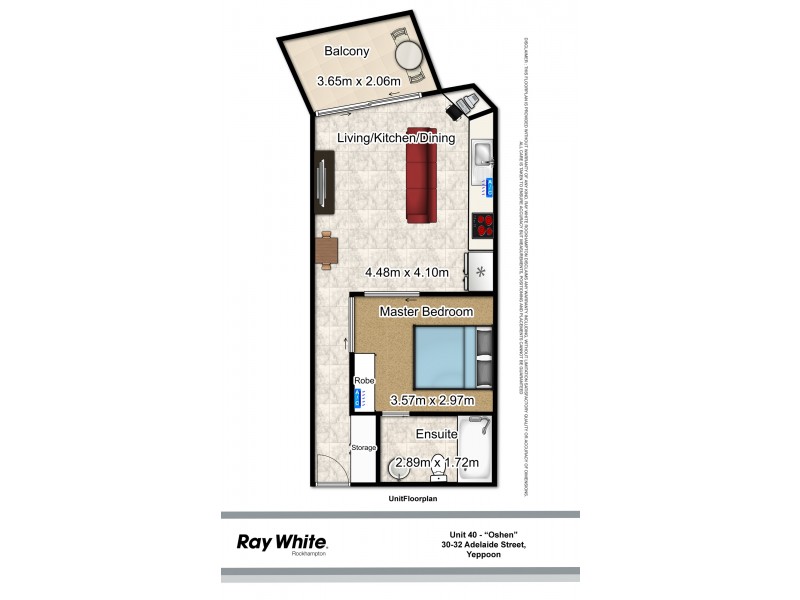 40/30-32 Adelaide Street, Yeppoon QLD 4703 Floorplan