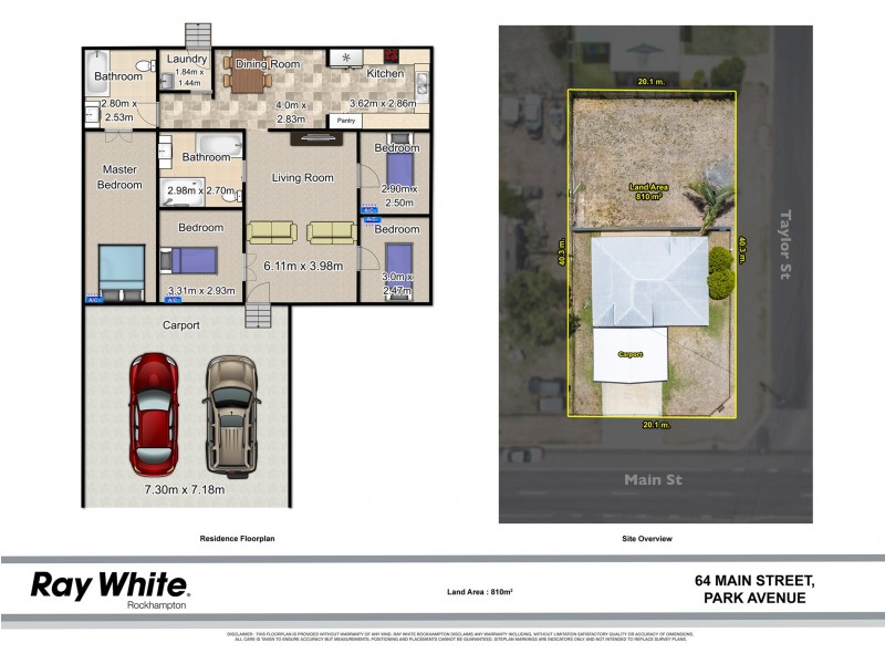 64 Main Street, Park Avenue QLD 4701 Floorplan