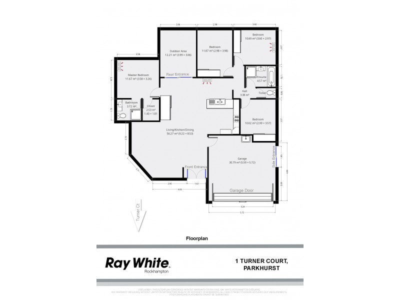 1 Turner Court, Parkhurst QLD 4702 Floorplan