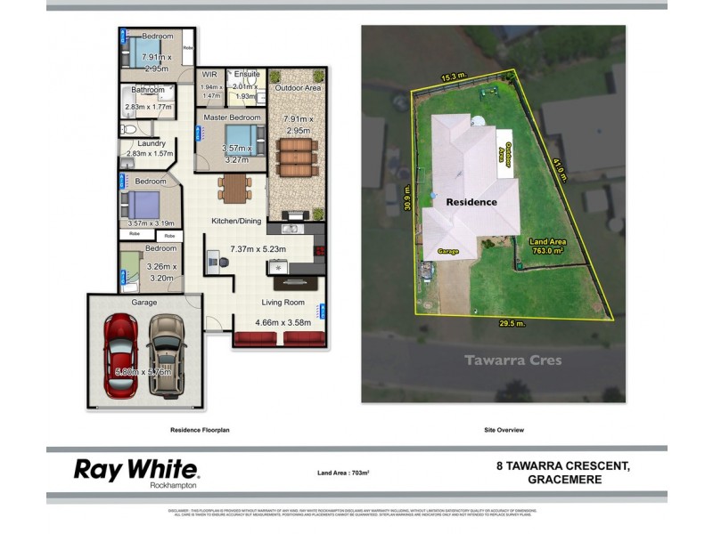 8 Tawarra Crescent, Gracemere QLD 4702 Floorplan