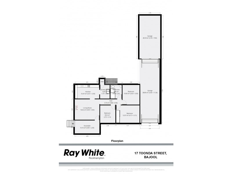 17 Toonda Street, Bajool QLD 4699 Floorplan