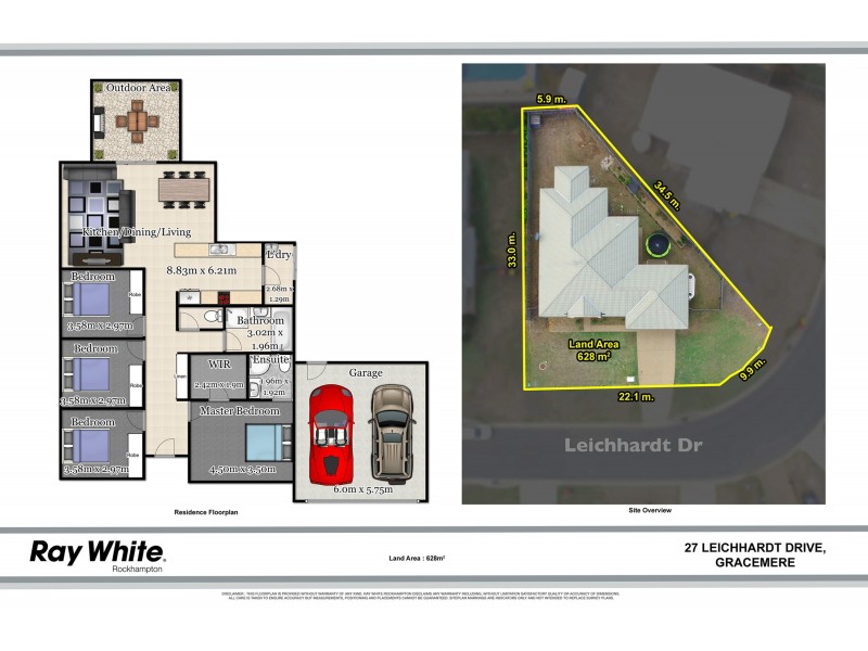 27 Leichhardt Drive, Gracemere QLD 4702 Floorplan