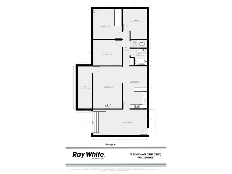 73 Donovan Crescent, Gracemere QLD 4702 Floorplan