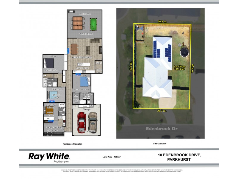 18 Edenbrook Drive, Parkhurst QLD 4702 Floorplan