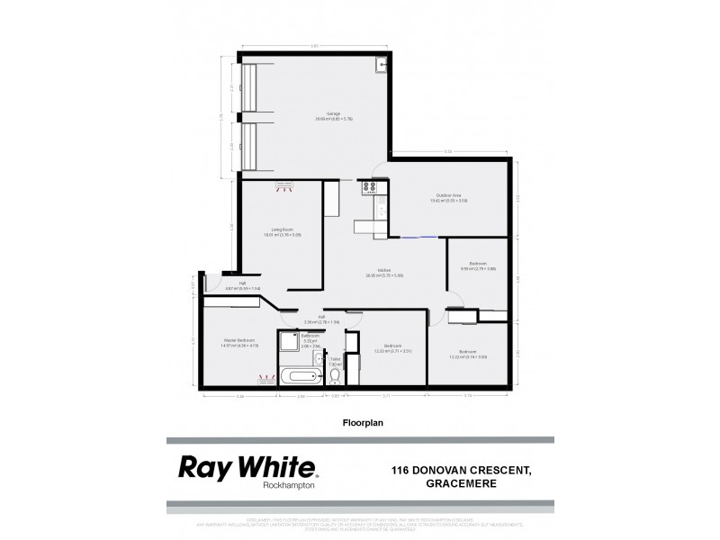 116 Donovan Crescent, Gracemere QLD 4702 Floorplan