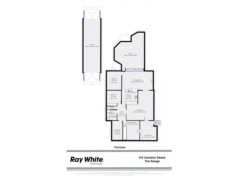 116 Caroline Street, The Range QLD 4700 Floorplan