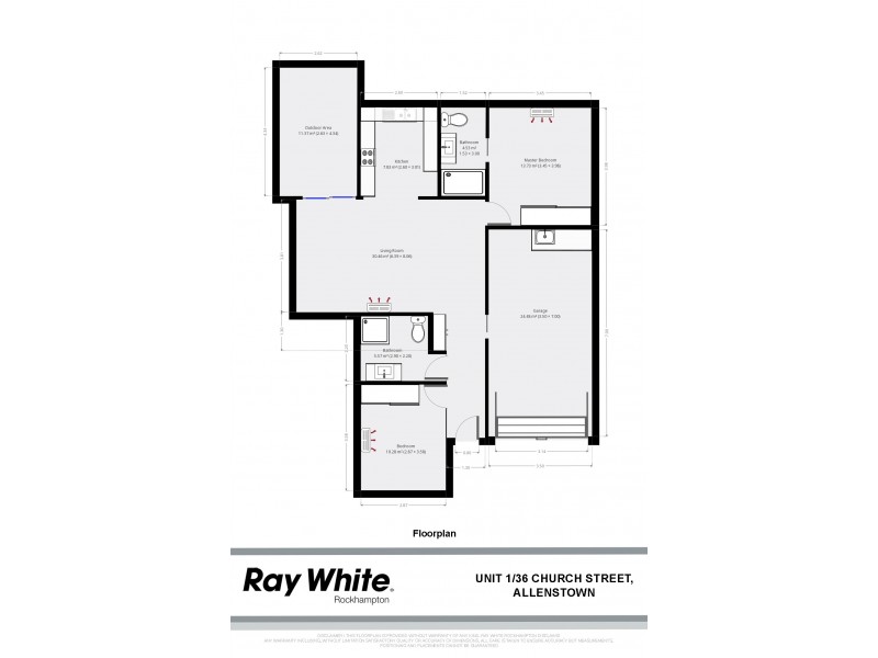 1/36 Church street, Allenstown QLD 4700 Floorplan
