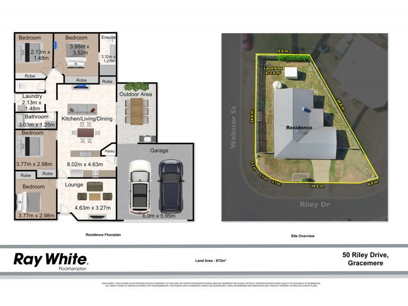 50 Riley Drive, Gracemere QLD 4702 Floorplan