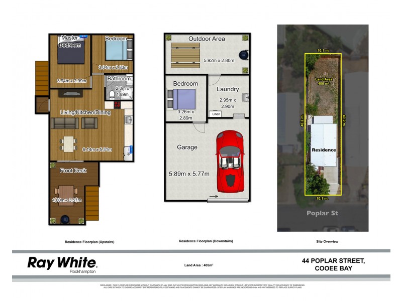 44 Poplar Street, Cooee Bay QLD 4703 Floorplan