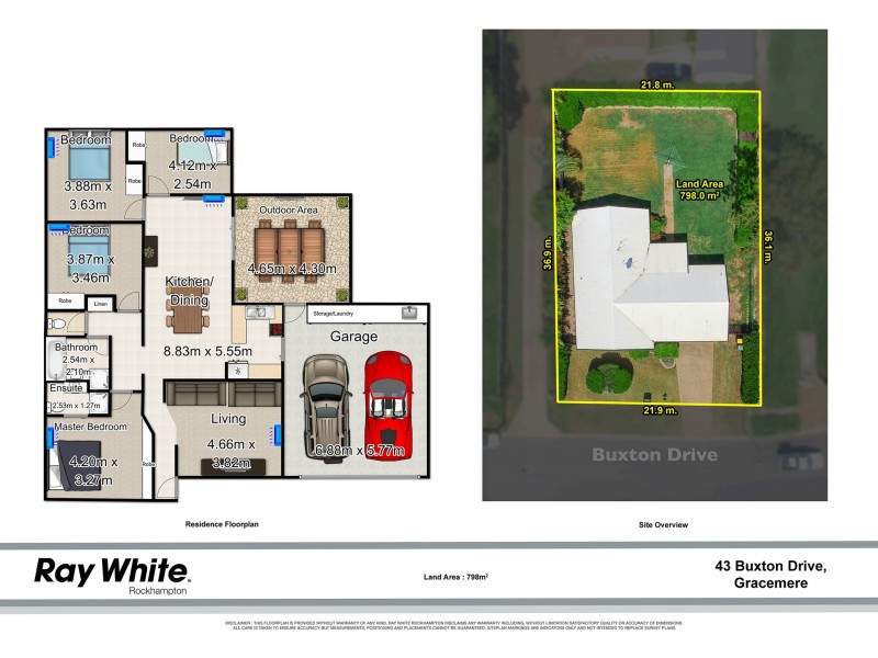 43 Buxton Drive, Gracemere QLD 4702 Floorplan