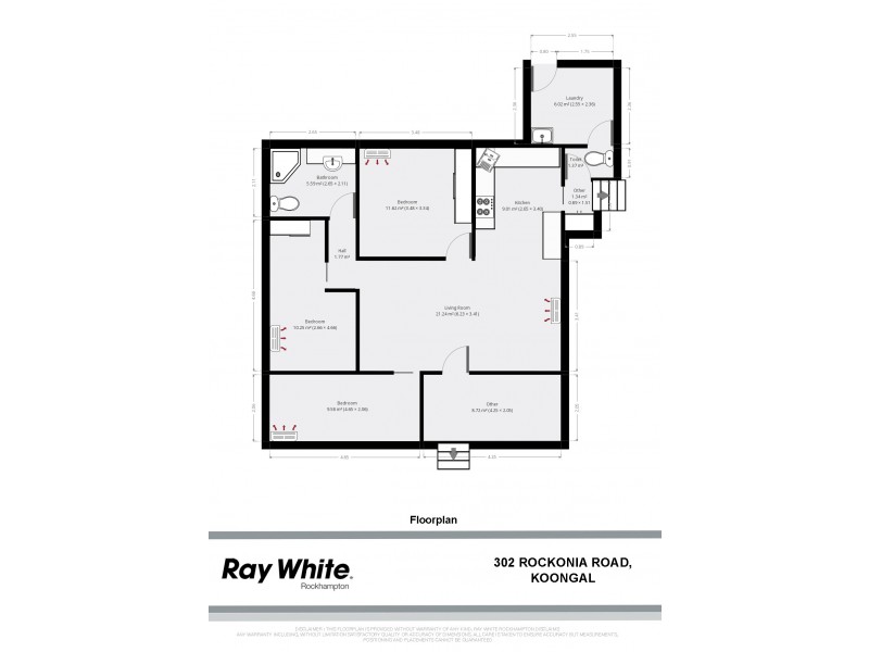 302 Rockonia Road, Koongal QLD 4701 Floorplan