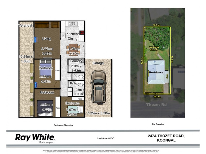 247a Thozet Road, Koongal QLD 4701 Floorplan