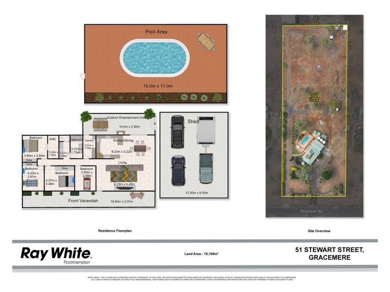 51 Stewart Street, Gracemere QLD 4702 Floorplan