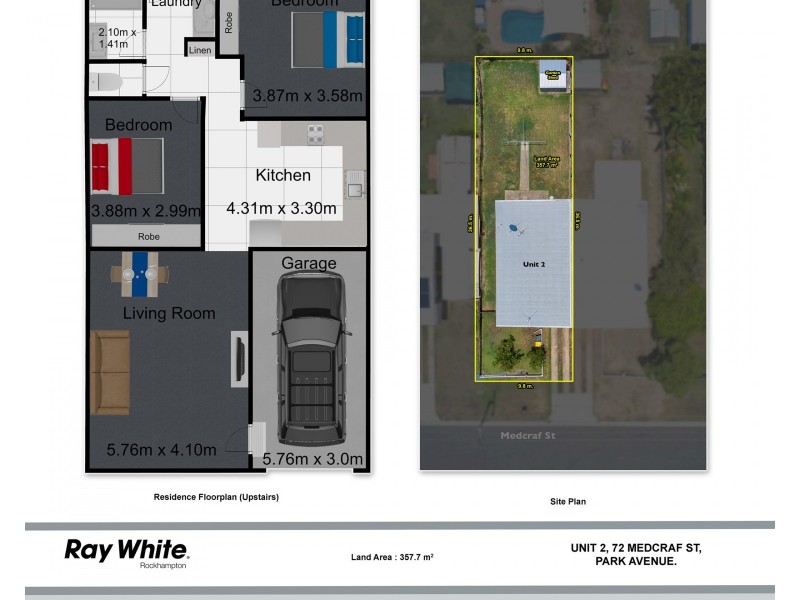 2/72 Medcraf Street, Park Avenue QLD 4701 Floorplan