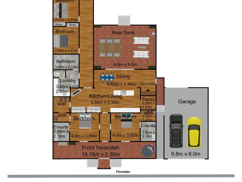 75 Talford Street, The Range QLD 4700 Floorplan
